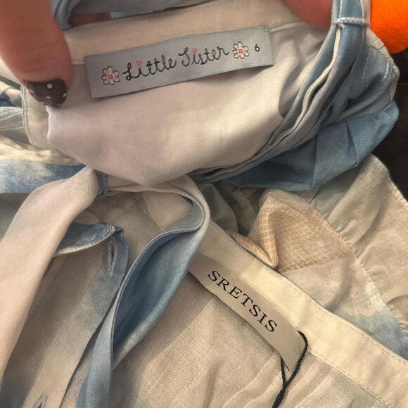 Sretsis DAISY LILY ROSE DRESS cloud dress womens 4, girls Little Sister 6Y - Picture 3 of 6